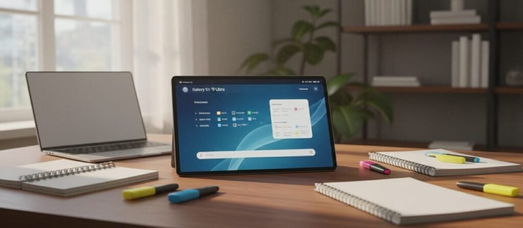 Tab S10 Ultra para estudo