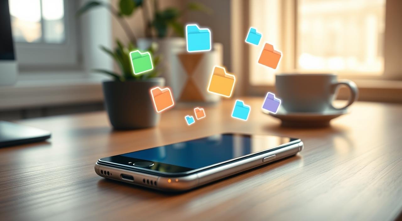 arquivos temporários celular