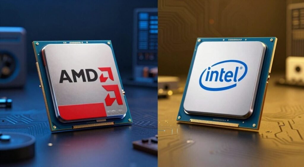 comparação processadores amd e intel
