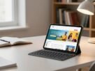 tablet com teclado para estudar