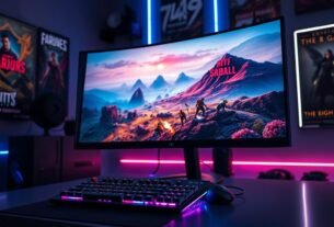 monitor para jogos imersivos